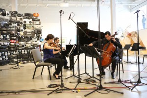 Adda, Adam and Michael playing Sebastián Zubieta's Coronata di stelle
