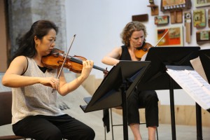 Members of Daedalus Quartet