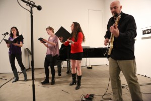 Andrew McKenna Lee with Nina Berman, Charlotte Mundy and Kate Maroney
